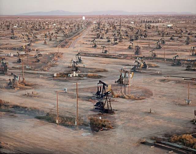 oil fields in Belridge, California